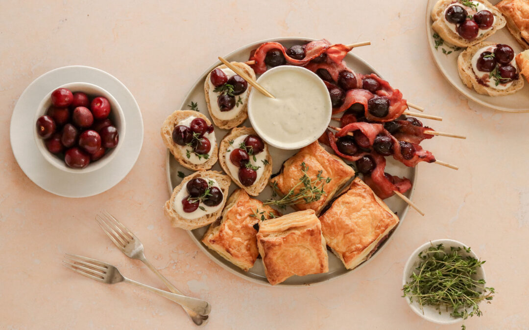 Festive Cherry Platter