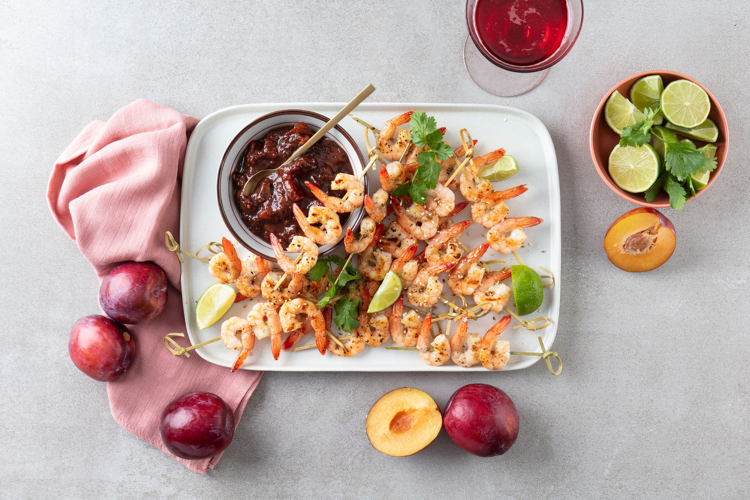 Prawns Spicy Plum dipping sauce_001